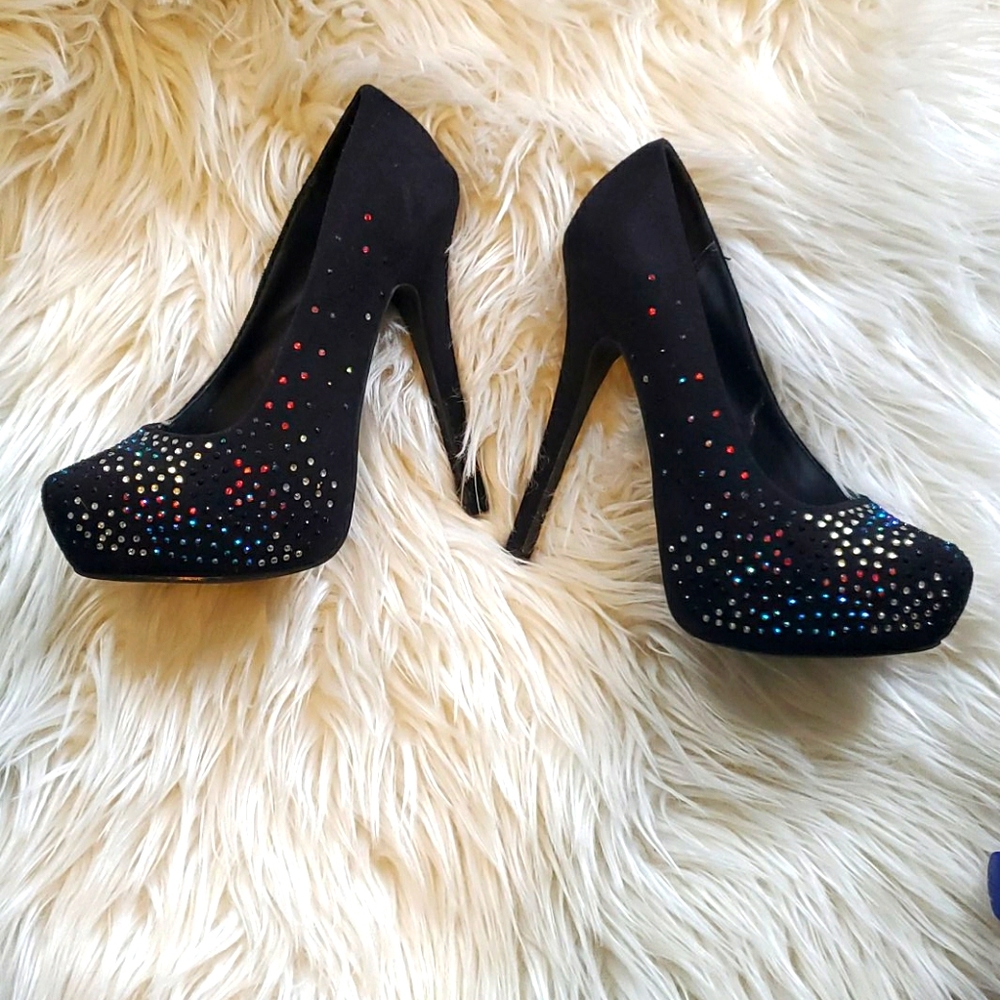 Platform Sparkly Heels